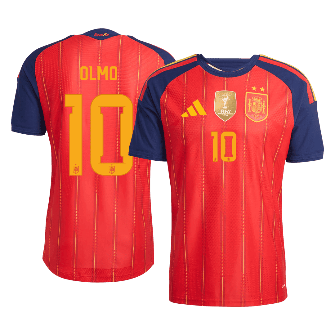 [Champion Edition] Spania Hjemmedrakt VM 2026 – OLMO #10 (Spillerversjon)
