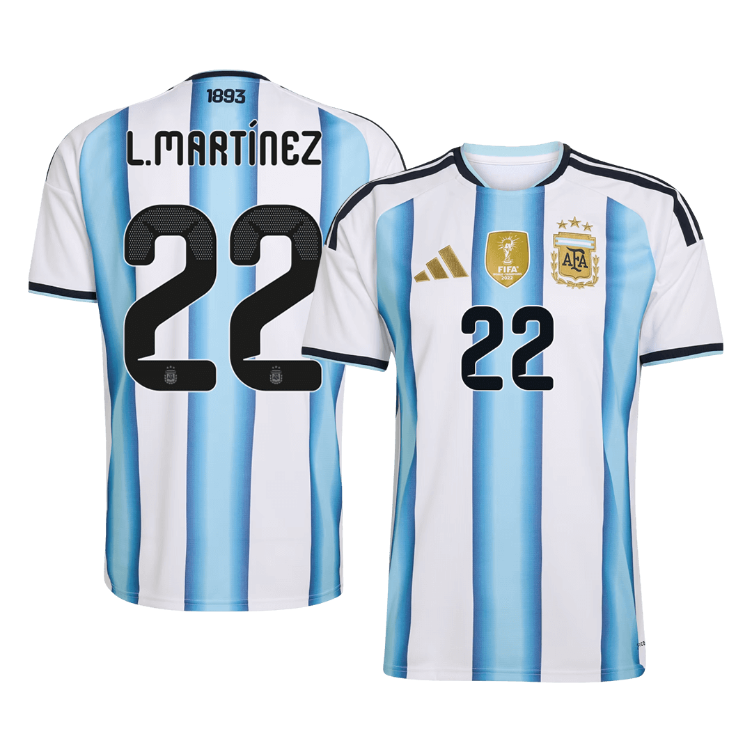 Argentina Hjemmedrakt VM 2026 – L.MARTÍNEZ #22 [PREMIUM]