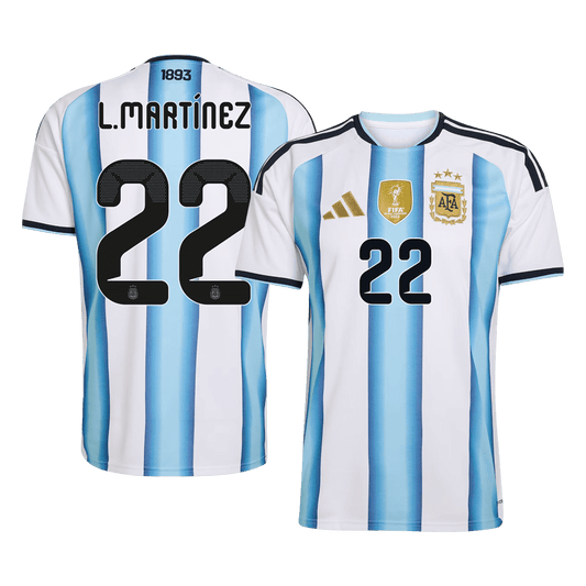 Argentina Hjemmedrakt VM 2026 – L.MARTÍNEZ #22 [PREMIUM]