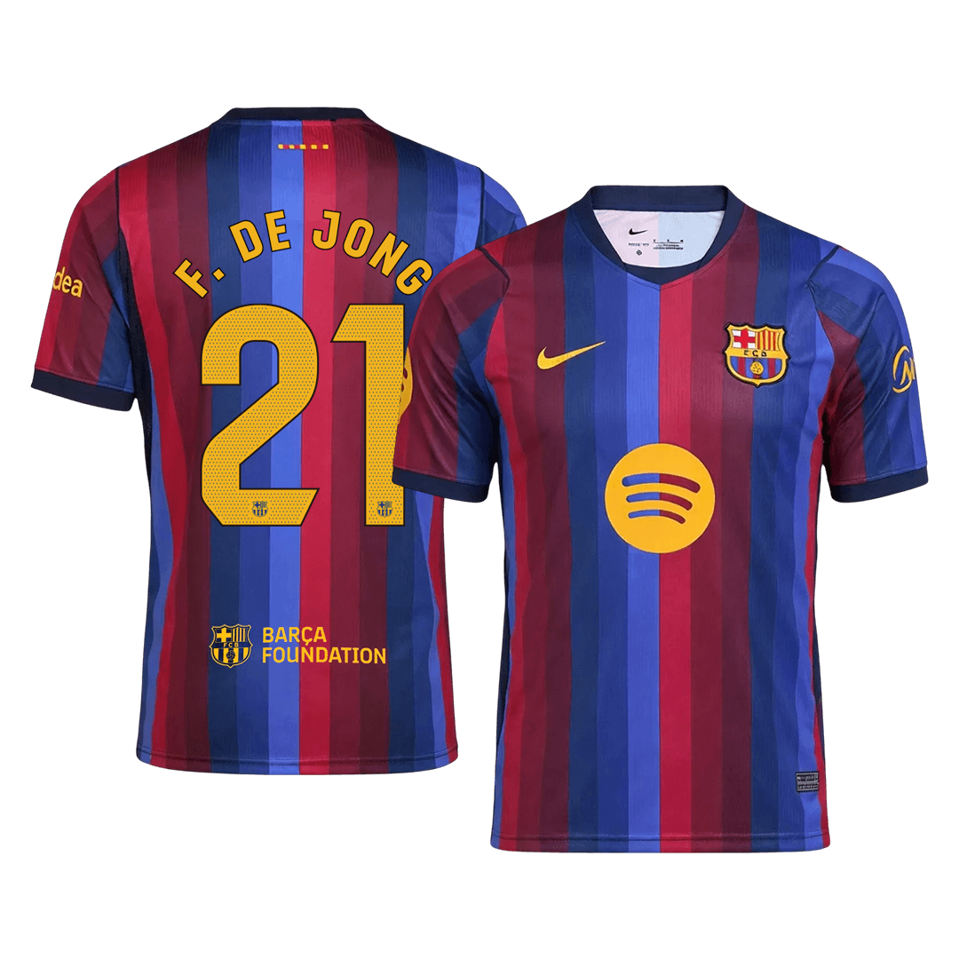 Barcelona Hjemmedrakt 2026/27 – F. DE JONG #21