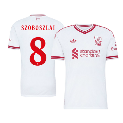 Liverpool Bortedrakt 2026/27 – SZOBOSZLAI #8 – UCL (Spillerversjon)