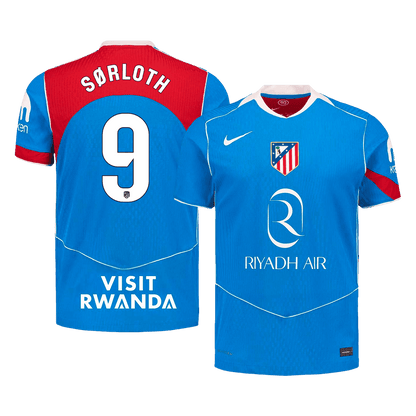 Atletico Madrid Tredjedrakt 2025/26 – SØRLOTH #9 (Spillerversjon)