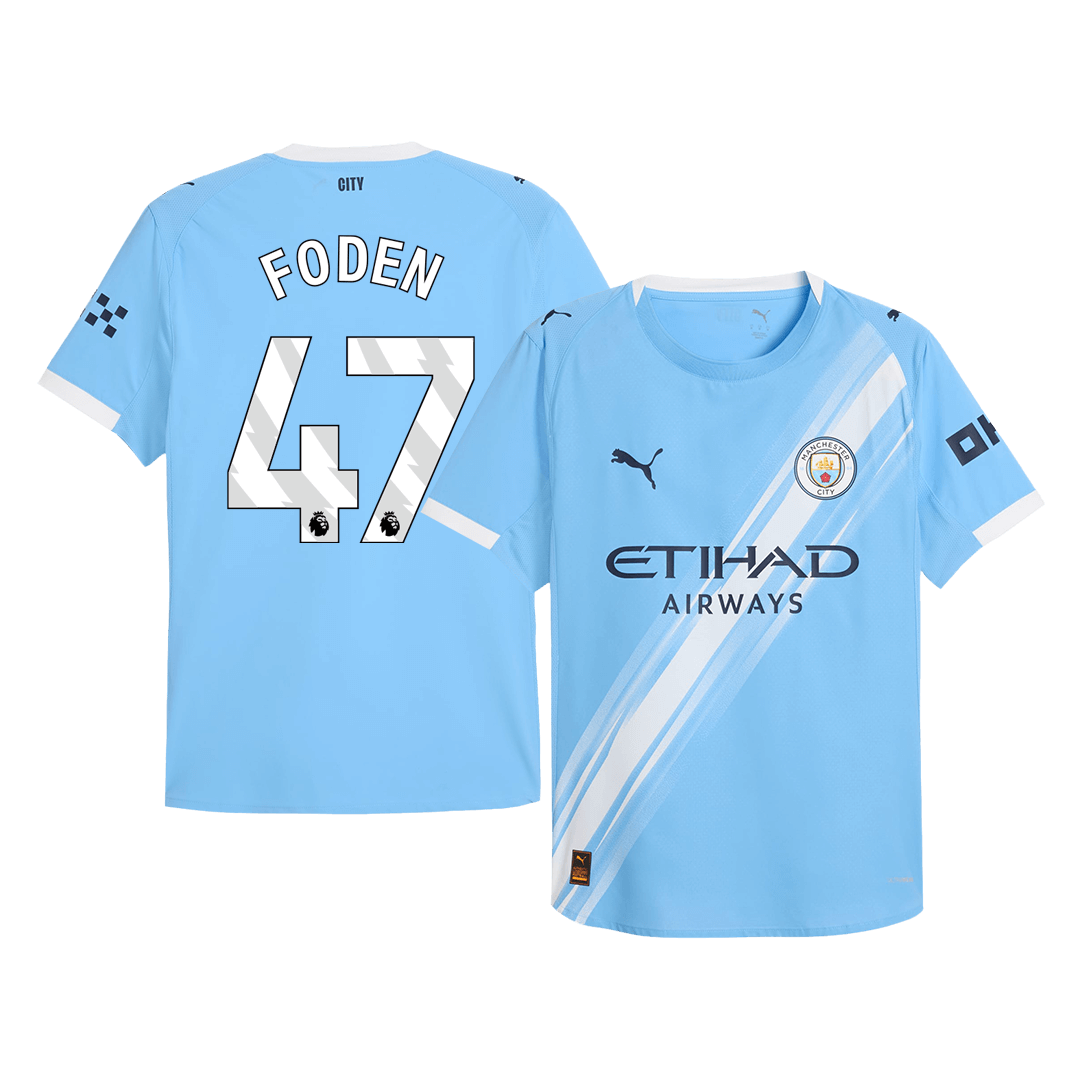 Manchester City Hjemmedrakt 2025/26 – FODEN #47 (Spillerversjon)