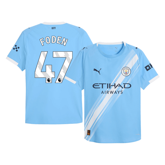 Manchester City Hjemmedrakt 2025/26 – FODEN #47 (Spillerversjon)