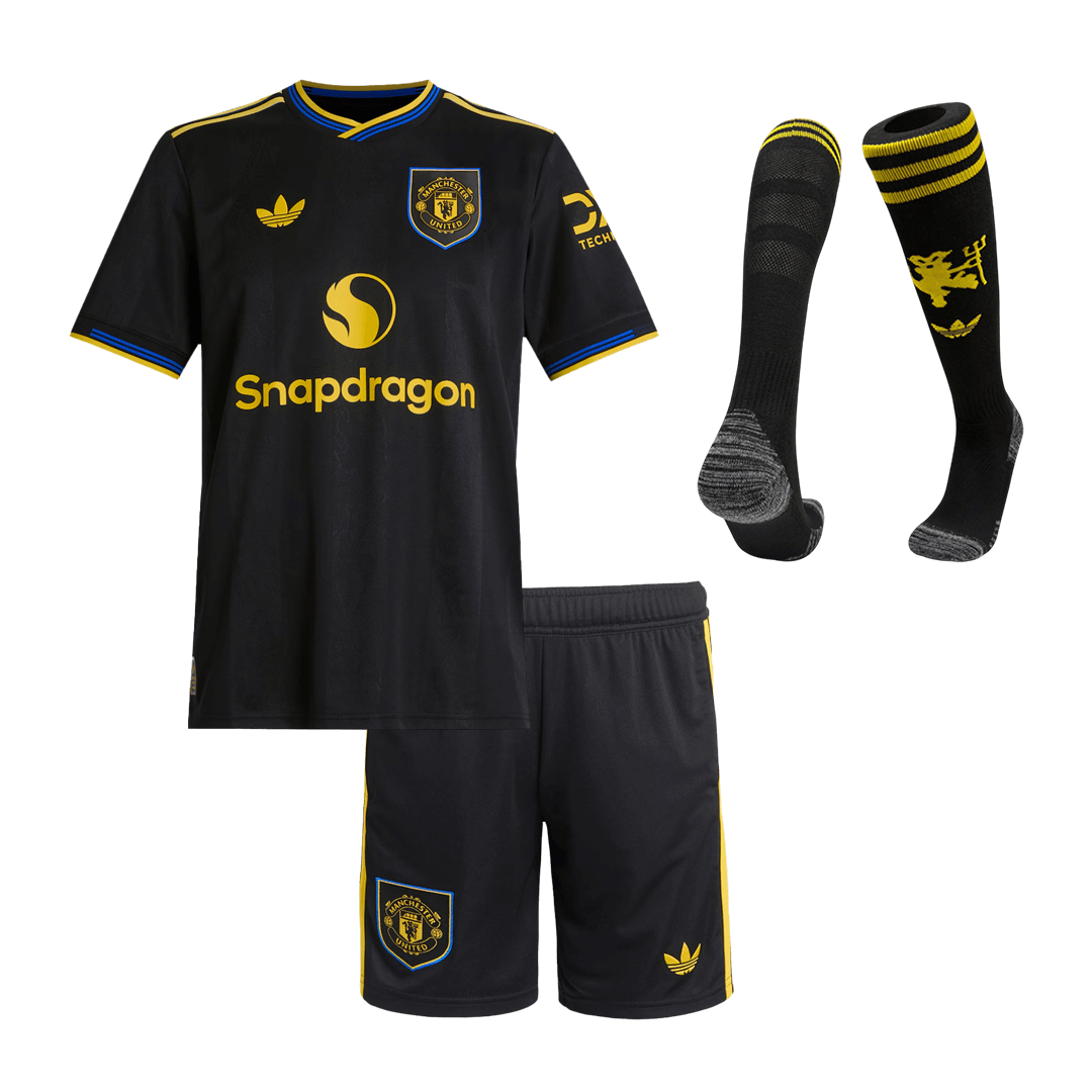 Manchester United Tredjedraktsett Barn 3-deler 2025/26
