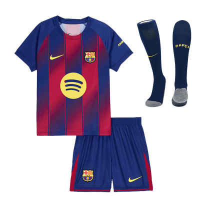 Barcelona Hjemmedraktsett Barn 3-deler 2025/26