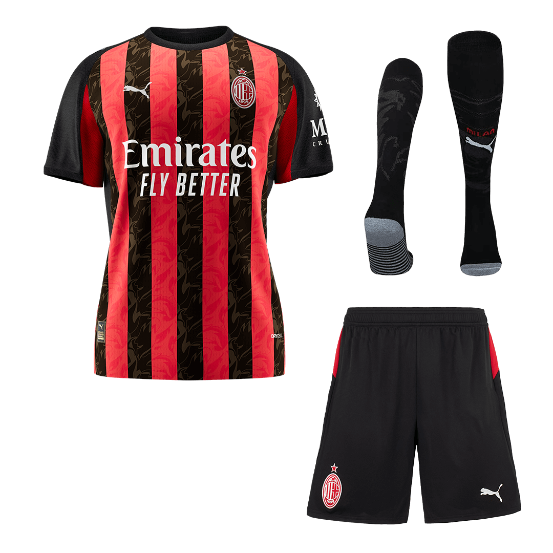 AC Milan Hjemmedraktsett 3-deler 2025/26