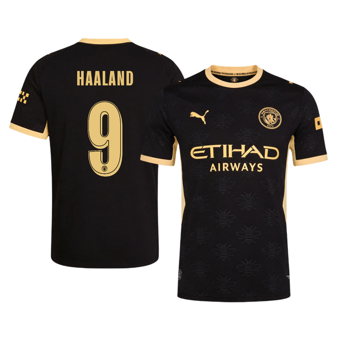 Manchester City Bortedrakt 2026/27 – HAALAND #9 – UCL (Spillerversjon)