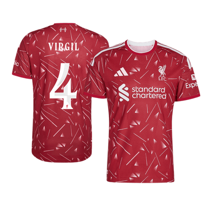 Liverpool Hjemmedrakt 2026/27 – VIRGIL #4 – UCL (Spillerversjon)
