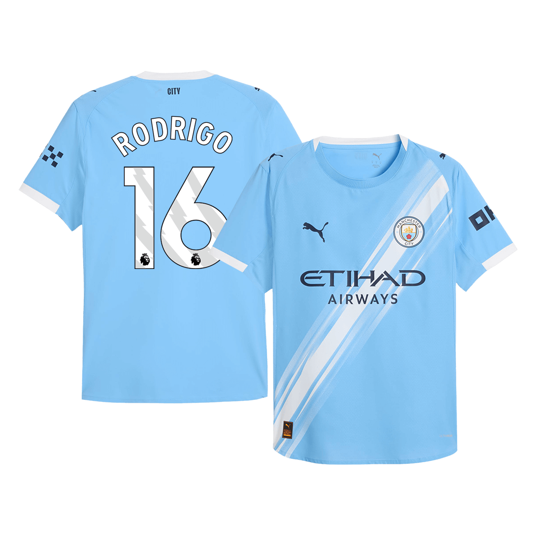Manchester City Hjemmedrakt 2025/26 – RODRIGO #16 (Spillerversjon)