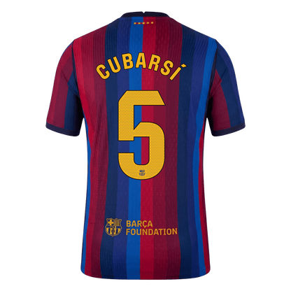 Barcelona Hjemmedrakt 2026/27 – CUBARSÍ #5 (Spillerversjon)