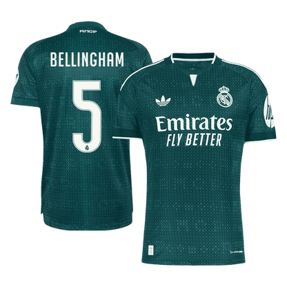Real Madrid Bortedrakt 2026/27 – BELLINGHAM #5 (Spillerversjon)