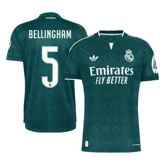 Real Madrid Bortedrakt 2026/27 – BELLINGHAM #5 (Spillerversjon)