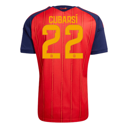 [Champion Edition] Spania Hjemmedrakt VM 2026 – CUBARSÍ #22 (Spillerversjon)