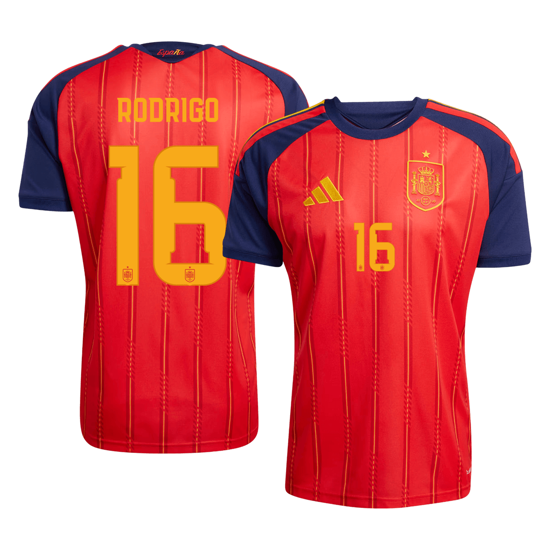 Spania Hjemmedrakt VM 2026 – RODRIGO #16 [PREMIUM]