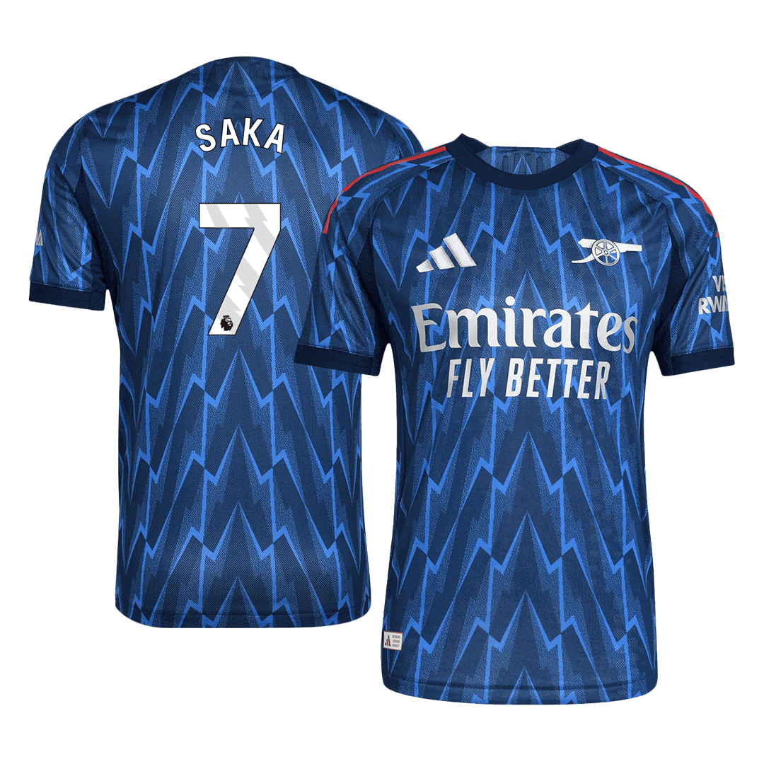 Arsenal Bortedrakt 2025/26 – SAKA #7 (Spillerversjon)