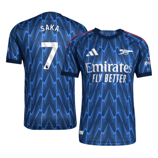 Arsenal Bortedrakt 2025/26 – SAKA #7 (Spillerversjon)
