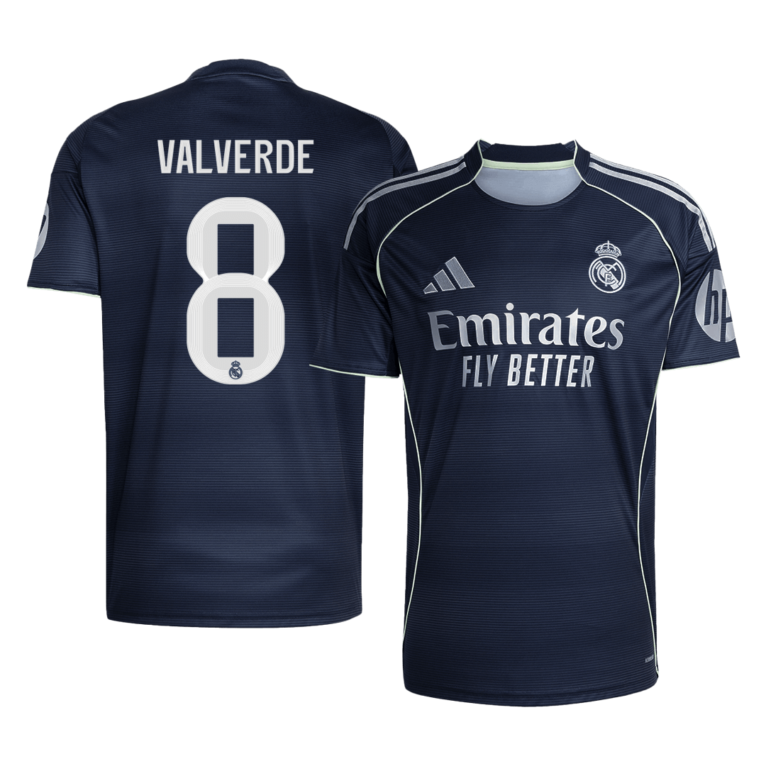 Real Madrid Bortedrakt 2025/26 – VALVERDE #8 [PREMIUM]