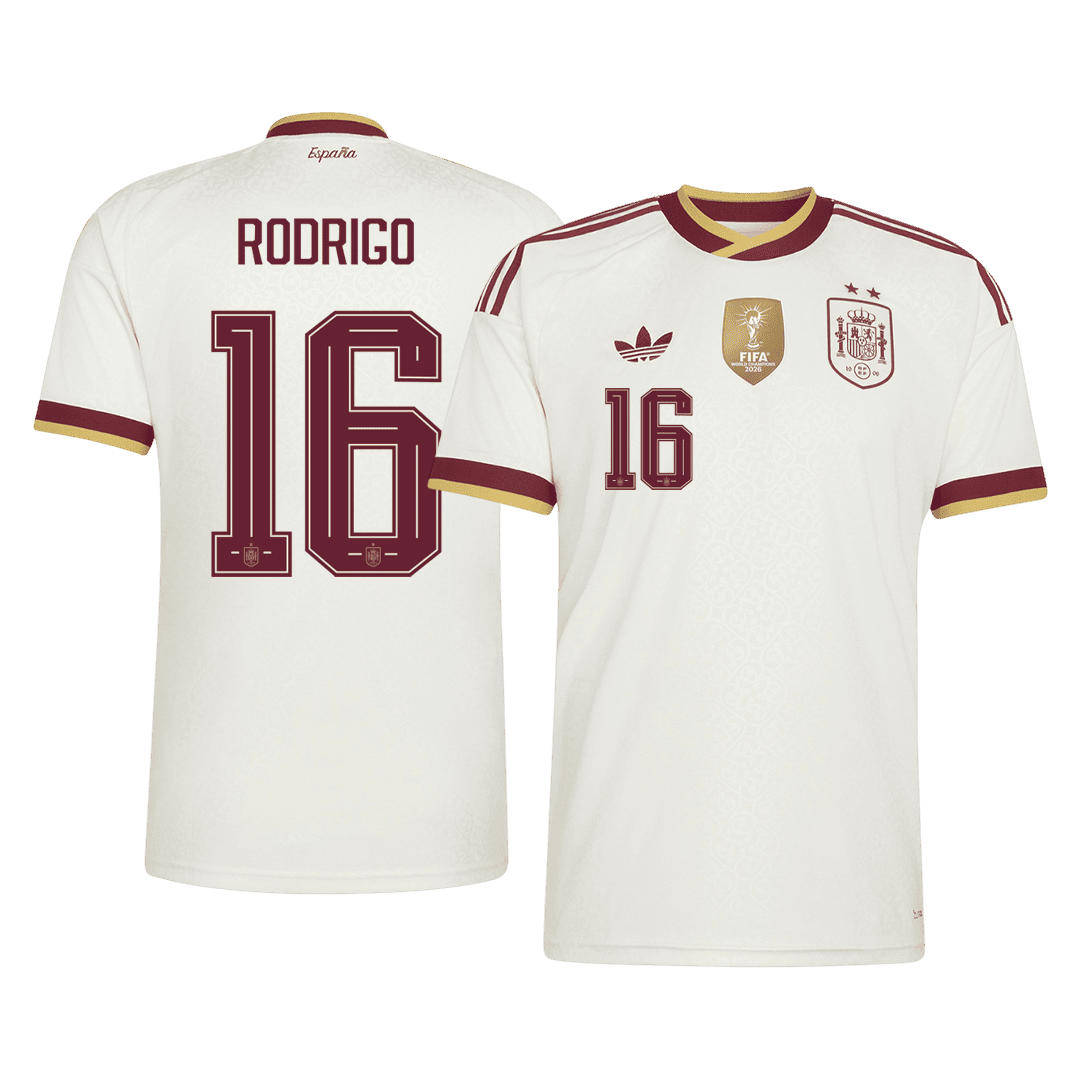 [Champion Edition] Spania Bortedrakt VM 2026 – RODRIGO #16