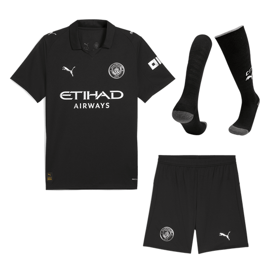 Manchester City Bortedraktsett 3-deler 2025/26