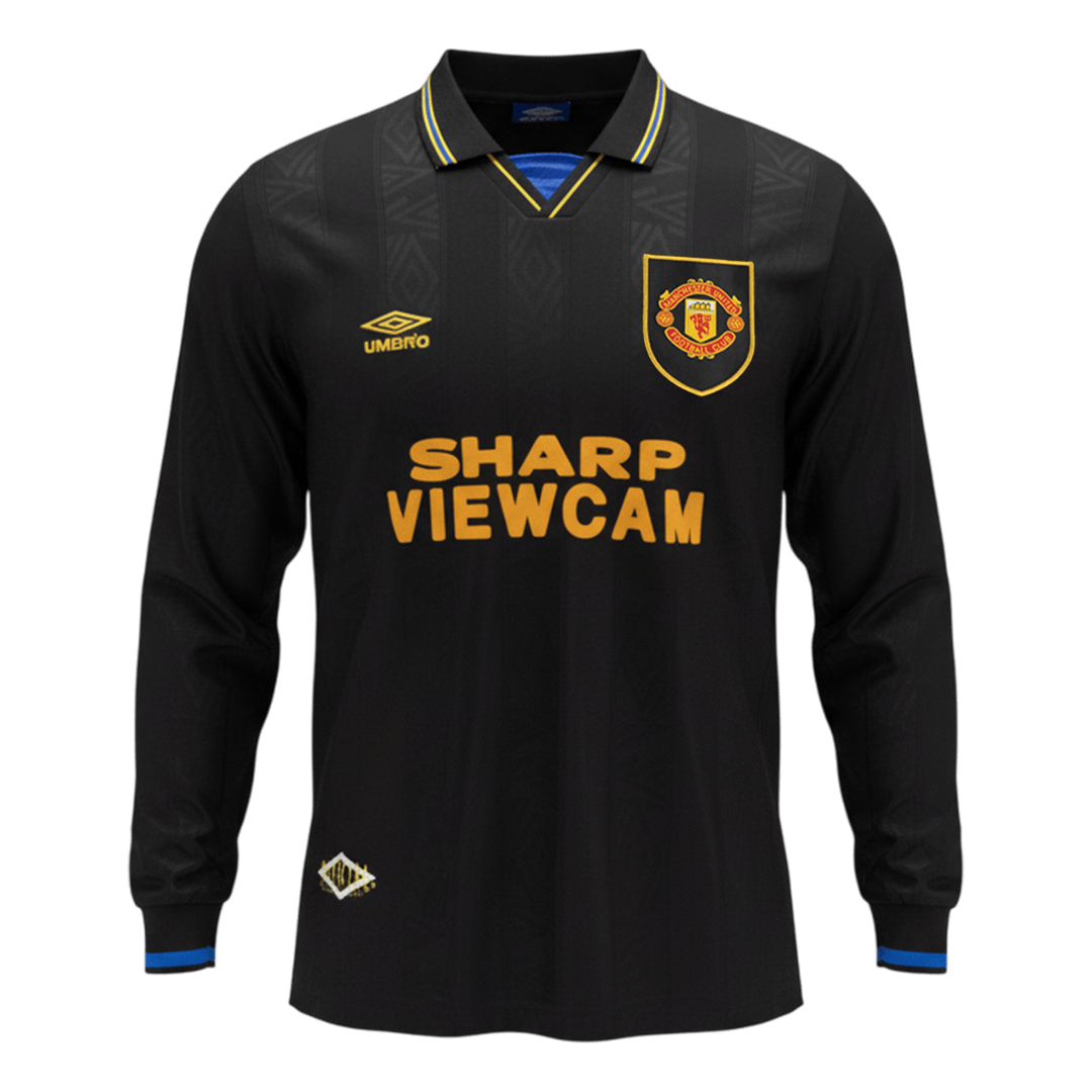 Manchester United Retro Langermet Bortedrakt 1993/94
