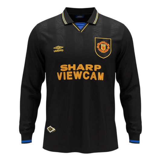 Manchester United Retro Langermet Bortedrakt 1993/94