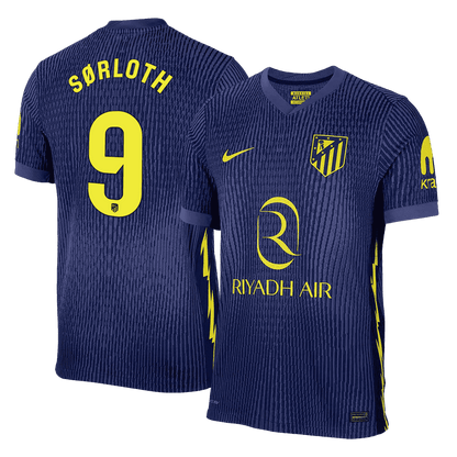 Atletico Madrid Bortedrakt 2025/26 – SØRLOTH #9 (Spillerversjon)