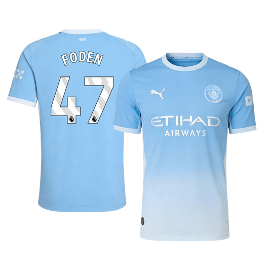 Manchester City Hjemmedrakt 2026/27 – FODEN #47 (Spillerversjon)