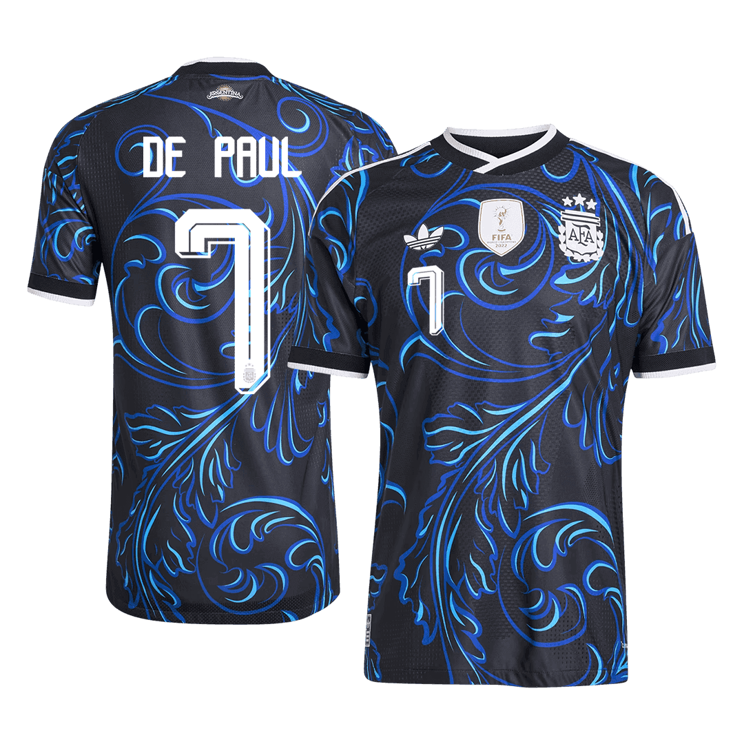 Argentina Bortedrakt VM 2026 – DE PAUL #7 (Spillerversjon)