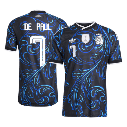 Argentina Bortedrakt VM 2026 – DE PAUL #7 (Spillerversjon)