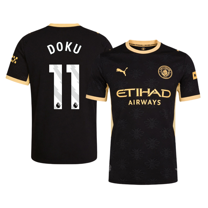 Manchester City Bortedrakt 2026/27 – DOKU #11 (Spillerversjon)