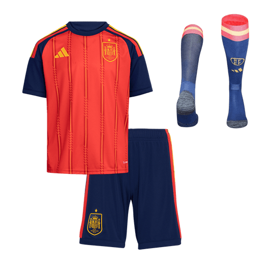 Spania Hjemmedraktsett Barn 3-deler VM 2026