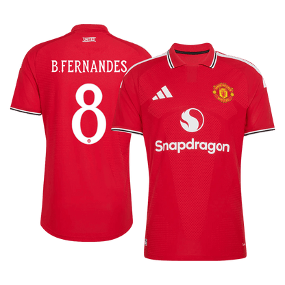 Manchester United Hjemmedrakt 2026/27 – B. FERNANDES #8 – UCL (Spillerversjon)