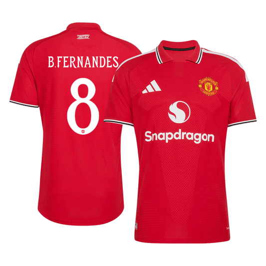 Manchester United Hjemmedrakt 2026/27 – B. FERNANDES #8 – UCL (Spillerversjon)