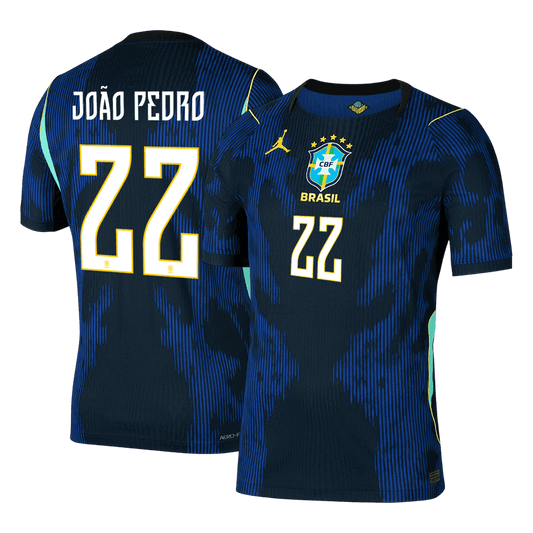 Brasil Bortedrakt VM 2026 – JOÃO PEDRO #22 (Spillerversjon)