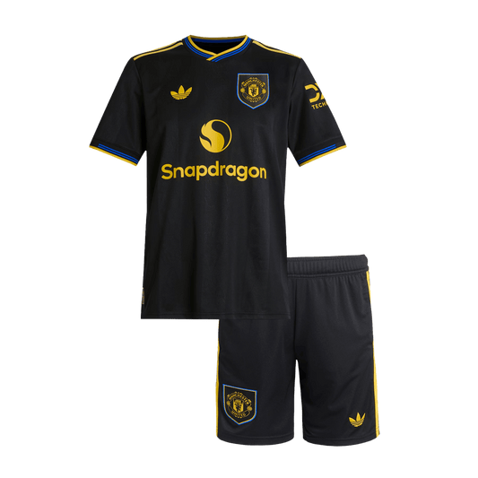 Manchester United Tredjedraktsett Barn 2025/26