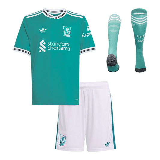 Liverpool Tredjedraktsett Barn 3-deler 2025/26
