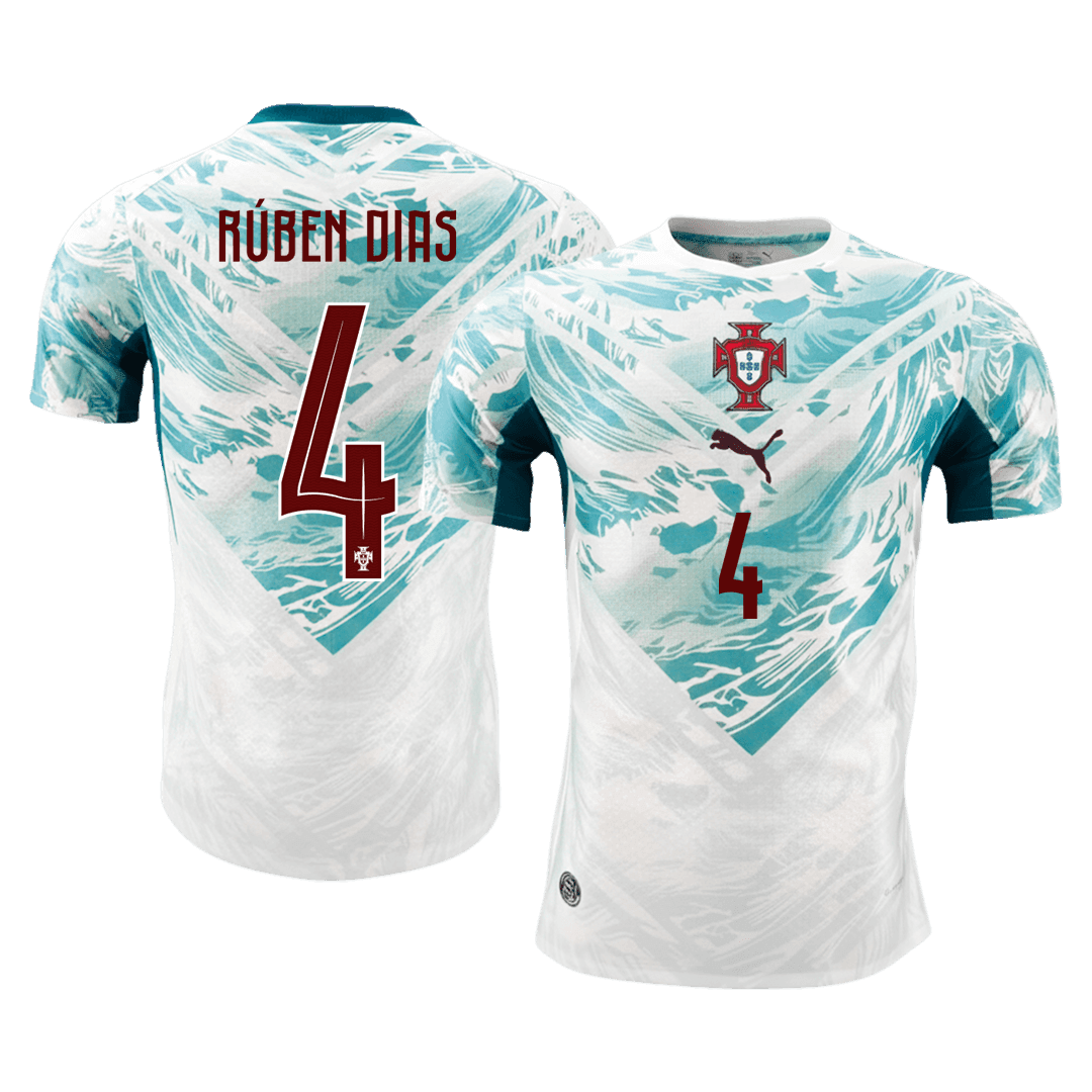 Portugal Bortedrakt VM 2026 – RÚBEN DIAS #4 (Spillerversjon)