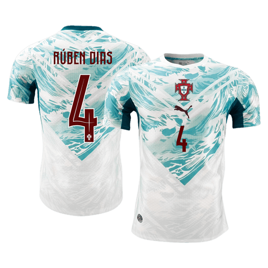 Portugal Bortedrakt VM 2026 – RÚBEN DIAS #4 (Spillerversjon)