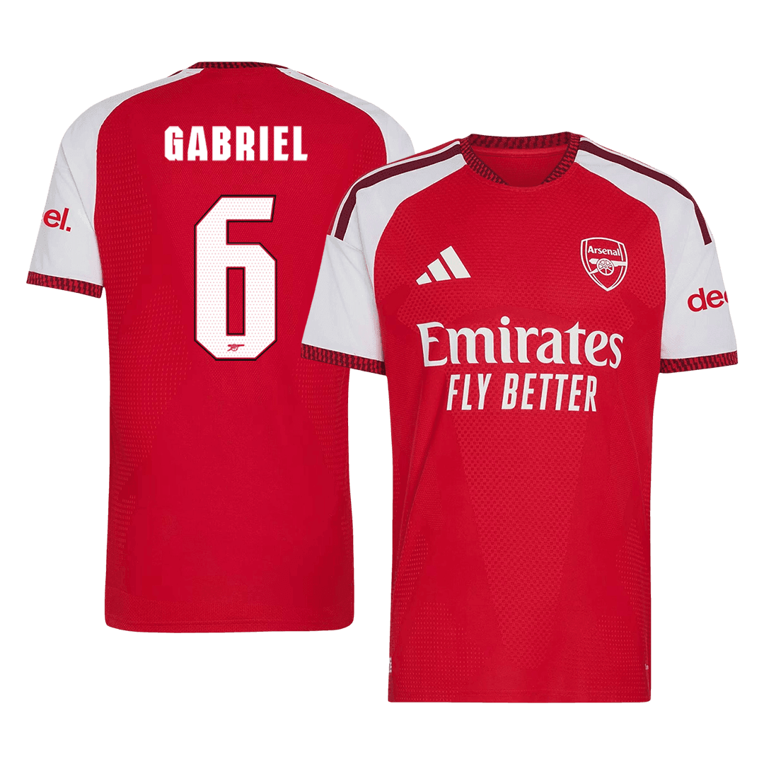 Arsenal Hjemmedrakt 2026/27 – GABRIEL #6 – UCL (Spillerversjon)
