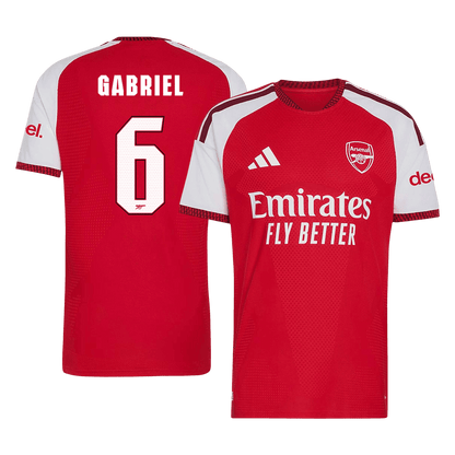 Arsenal Hjemmedrakt 2026/27 – GABRIEL #6 – UCL (Spillerversjon)