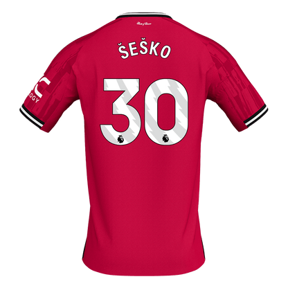 Manchester United Hjemmedrakt 2025/26 – ŠEŠKO #30 [PREMIUM] – bilde 9