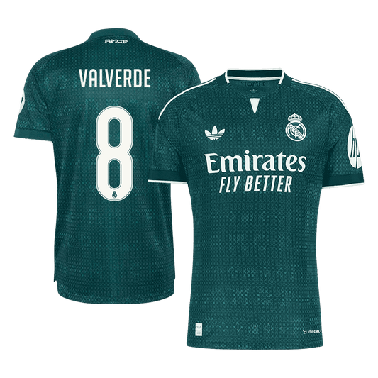 Real Madrid Bortedrakt 2026/27 – VALVERDE #8 (Spillerversjon)