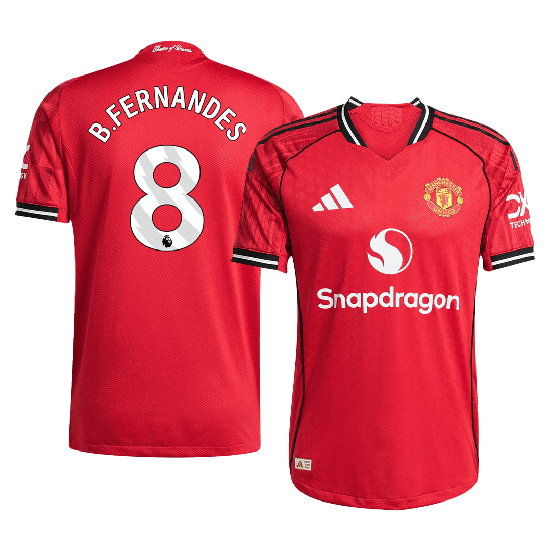 Manchester United Hjemmedrakt 2025/26 – B.FERNANDES #8 (Spillerversjon)
