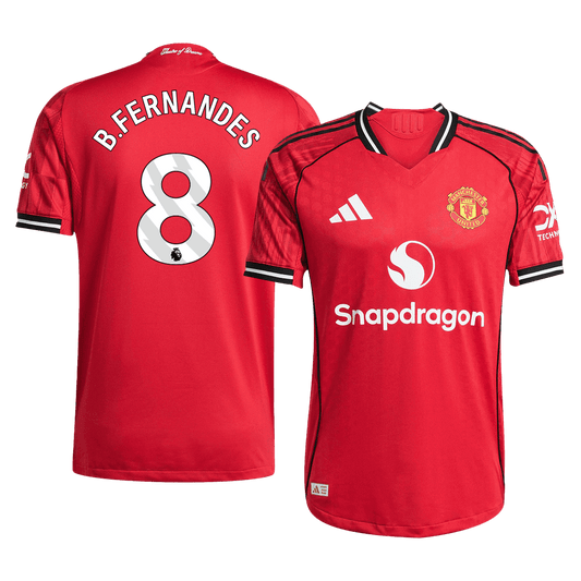 Manchester United Hjemmedrakt 2025/26 – B.FERNANDES #8 (Spillerversjon)