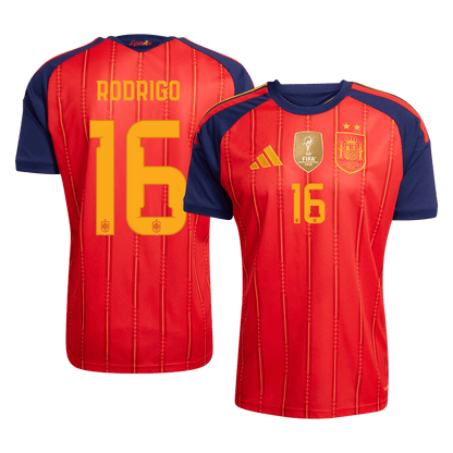 [Champion Edition] Spania Hjemmedrakt VM 2026 – RODRIGO #16