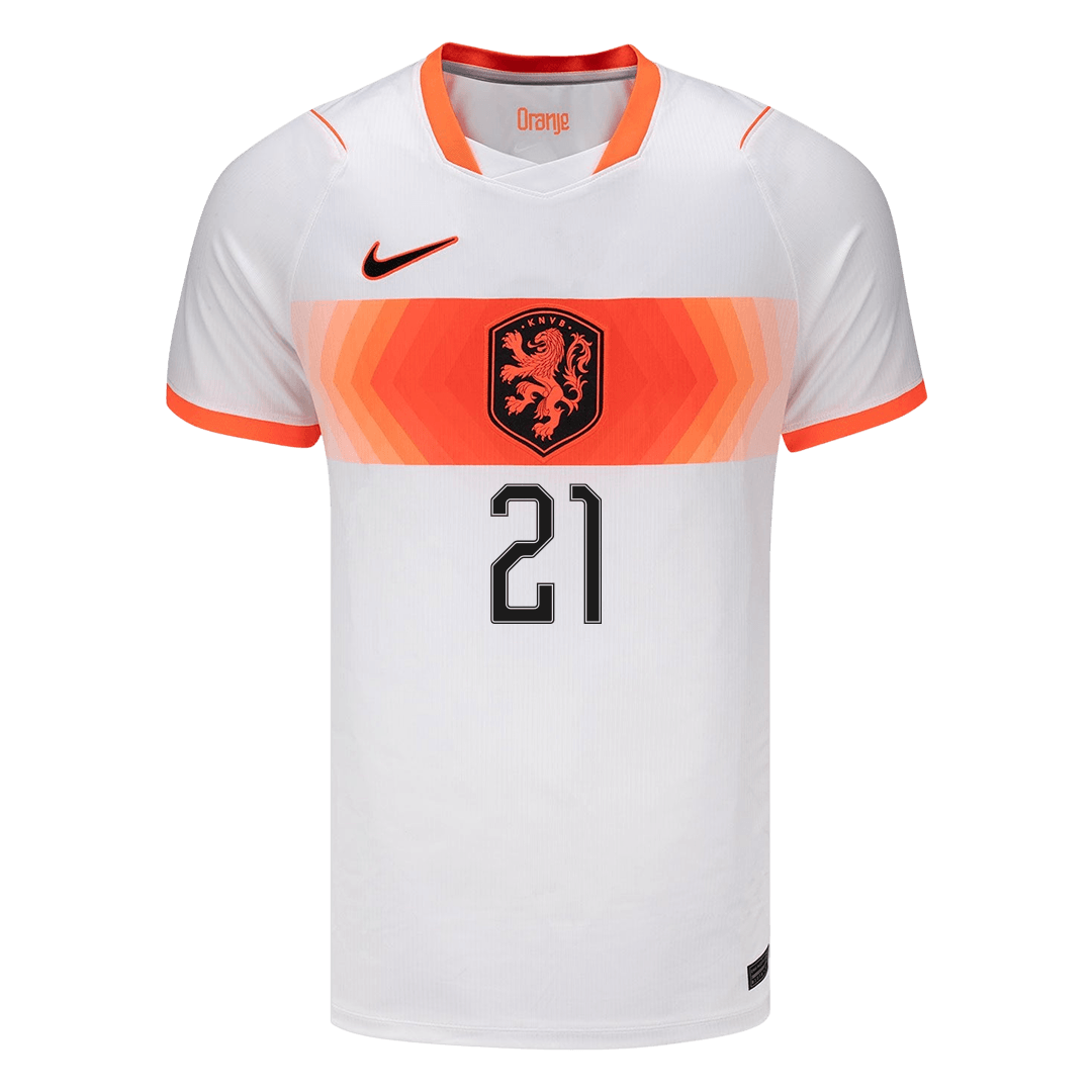 Nederland Bortedrakt VM 2026 – F.DE JONG #21 – bilde 2
