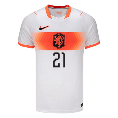 Nederland Bortedrakt VM 2026 – F.DE JONG #21 – bilde 2