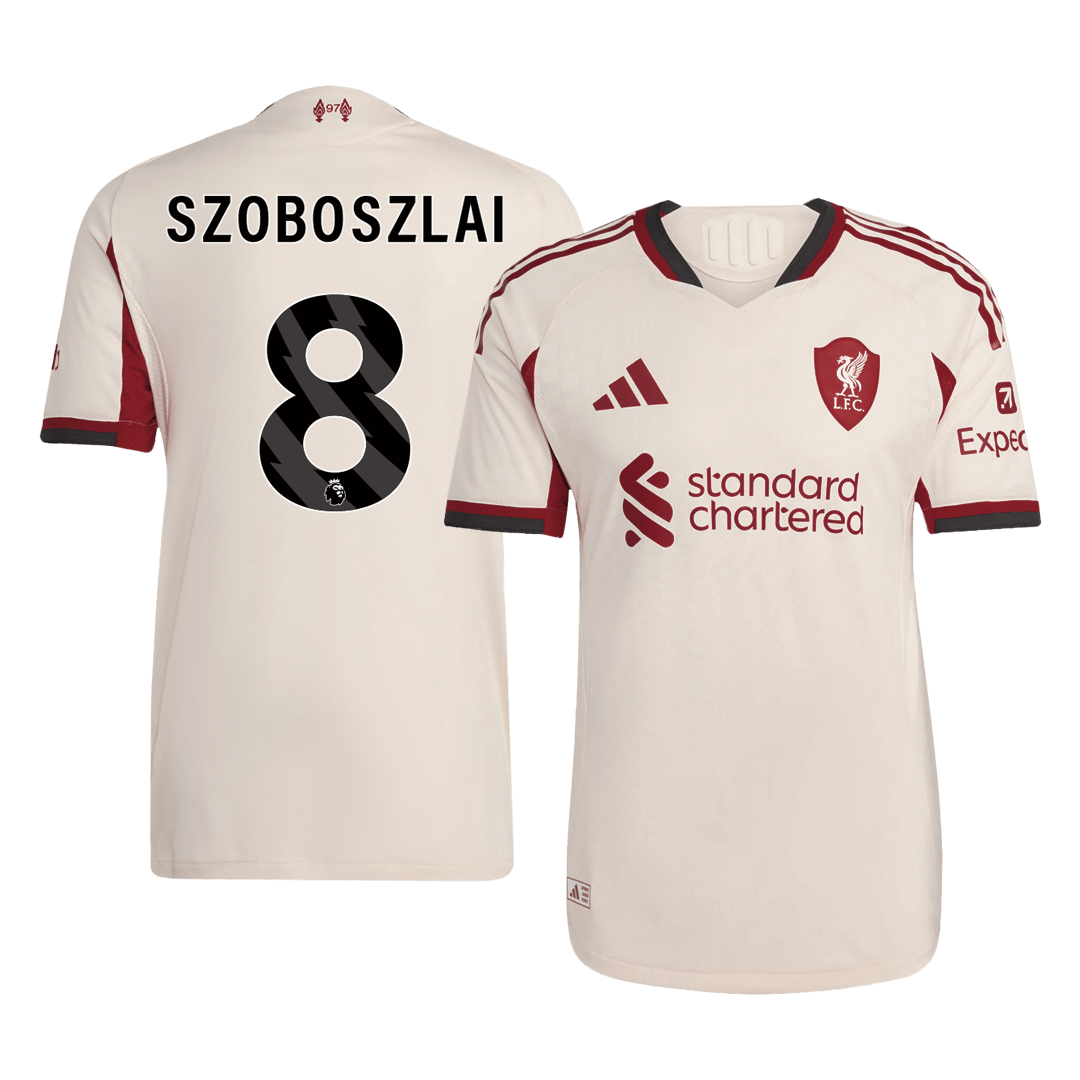 Liverpool Bortedrakt 2025/26 – SZOBOSZLAI #8 (Spillerversjon)