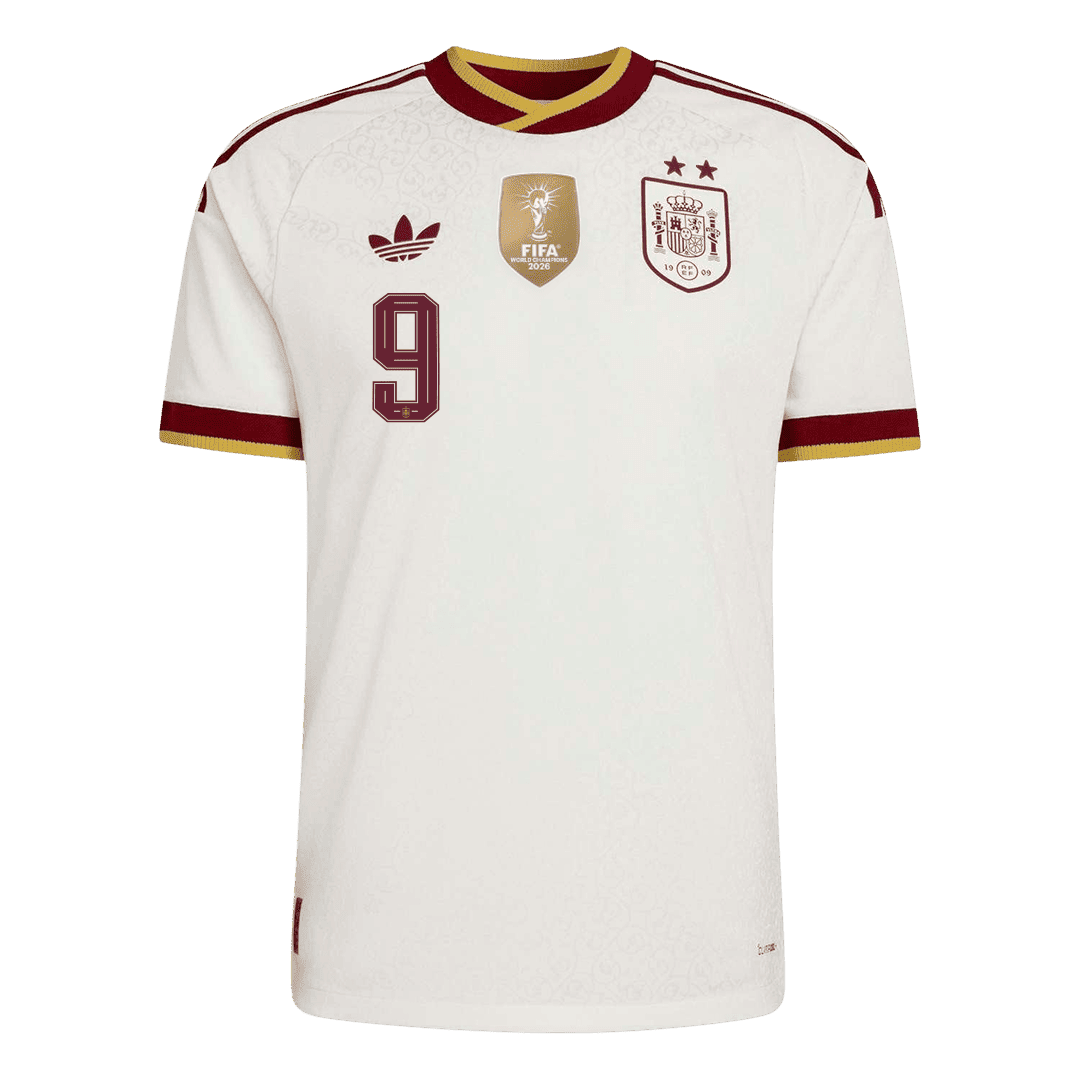 [Champion Edition] Spania Bortedrakt VM 2026 – GAVI #9 (Spillerversjon)